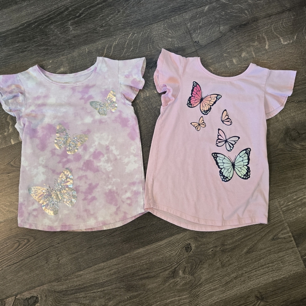 Jumping Beans Flutter Sleeve Shirts